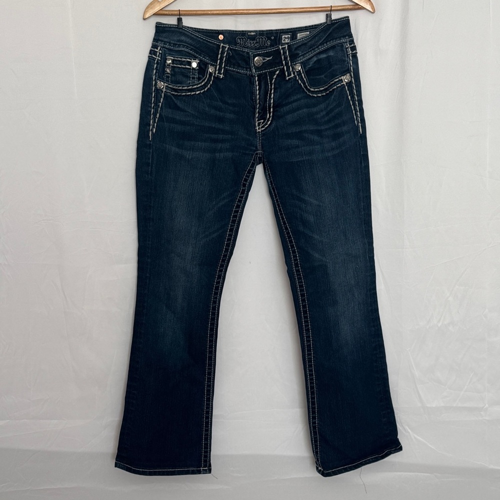Miss Me Dark Blue Boot Cut Jeans